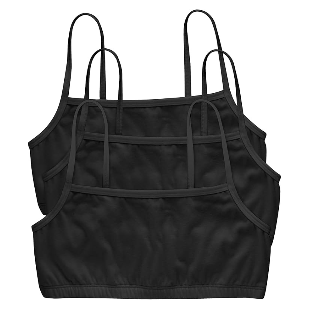 3-Pack Hanes Women's String Cotton Bralette