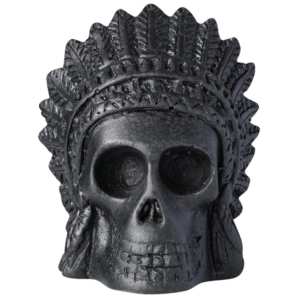 Retro Design Screaming Aztec Death Whistle Skull