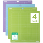 4-Count 12" x 12" Cricut Standard & StrongGrip Cutting Mat Variety Pack