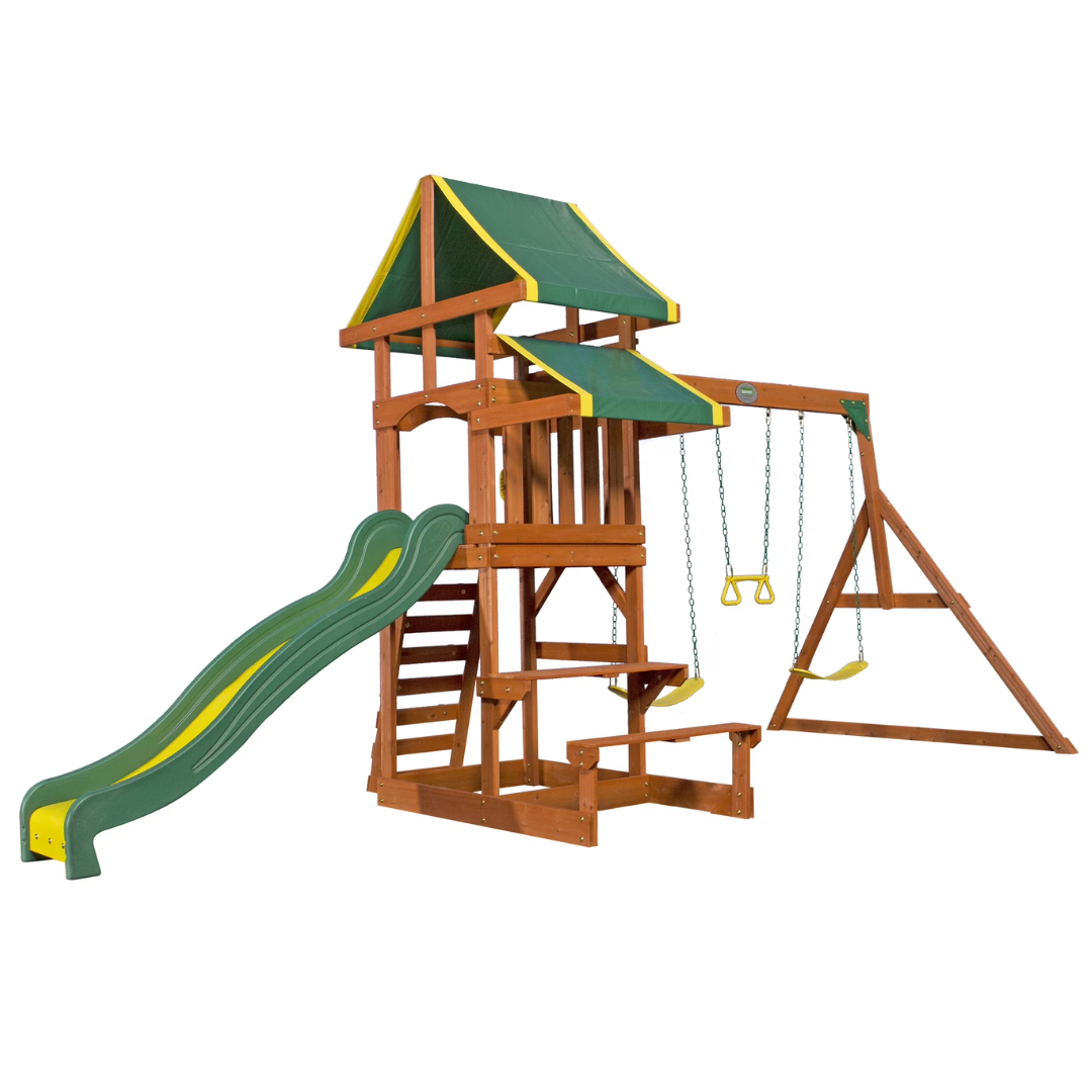 Backyard Discovery Tucson Cedar Wooden Swing Set