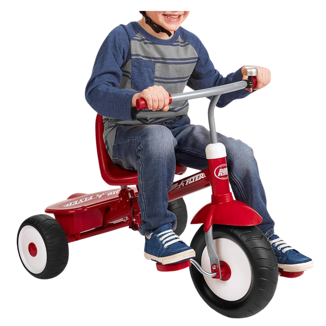 Radio Flyer Deluxe Steer & Stroll Trike