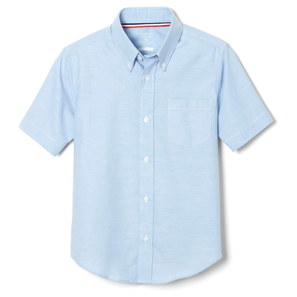 French Toast Boys' Short Sleeve Oxford Dress Shirt