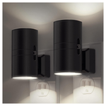 2-Pack L Lohas LED Adjustable Wall Plug Night Lights