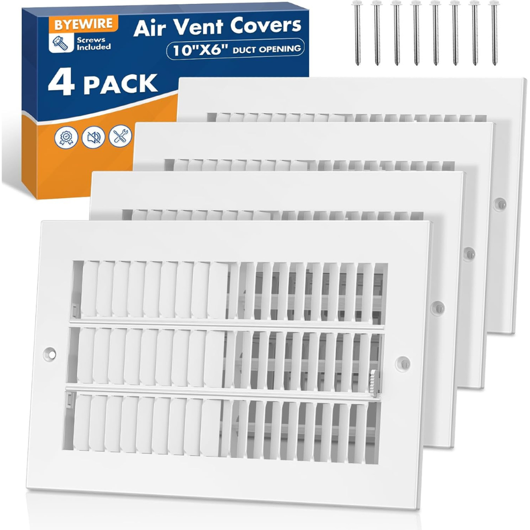 4-Pack Two-Way Ventilation Register Covers