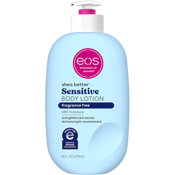 2-Count 16oz eos Shea Better Fragrance Free Body Lotion