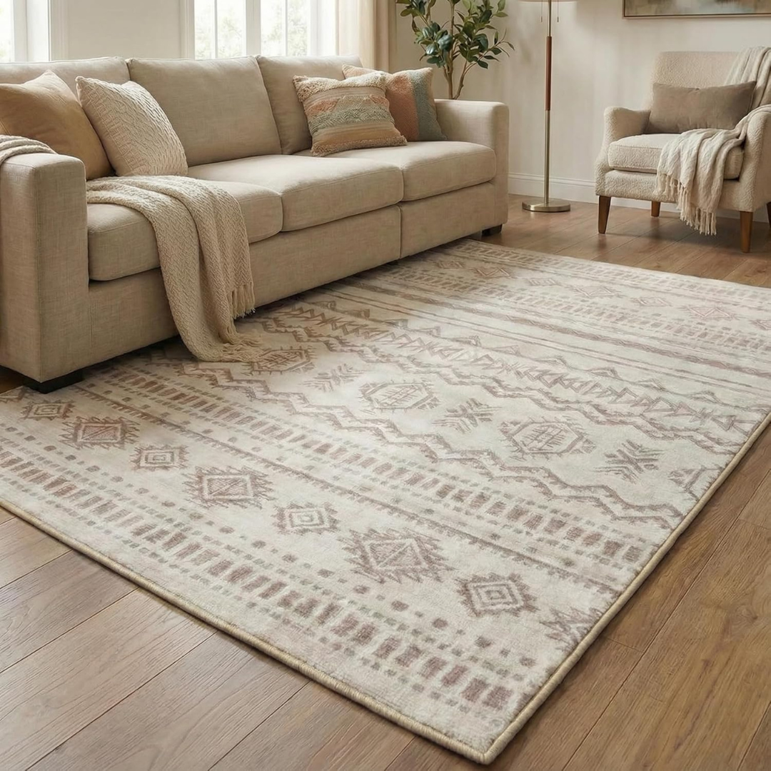 5'x7' Non-Slip Machine Washable Carpet