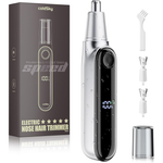 Professional Painless Ear & Nose Hair Trimmer With LED Display