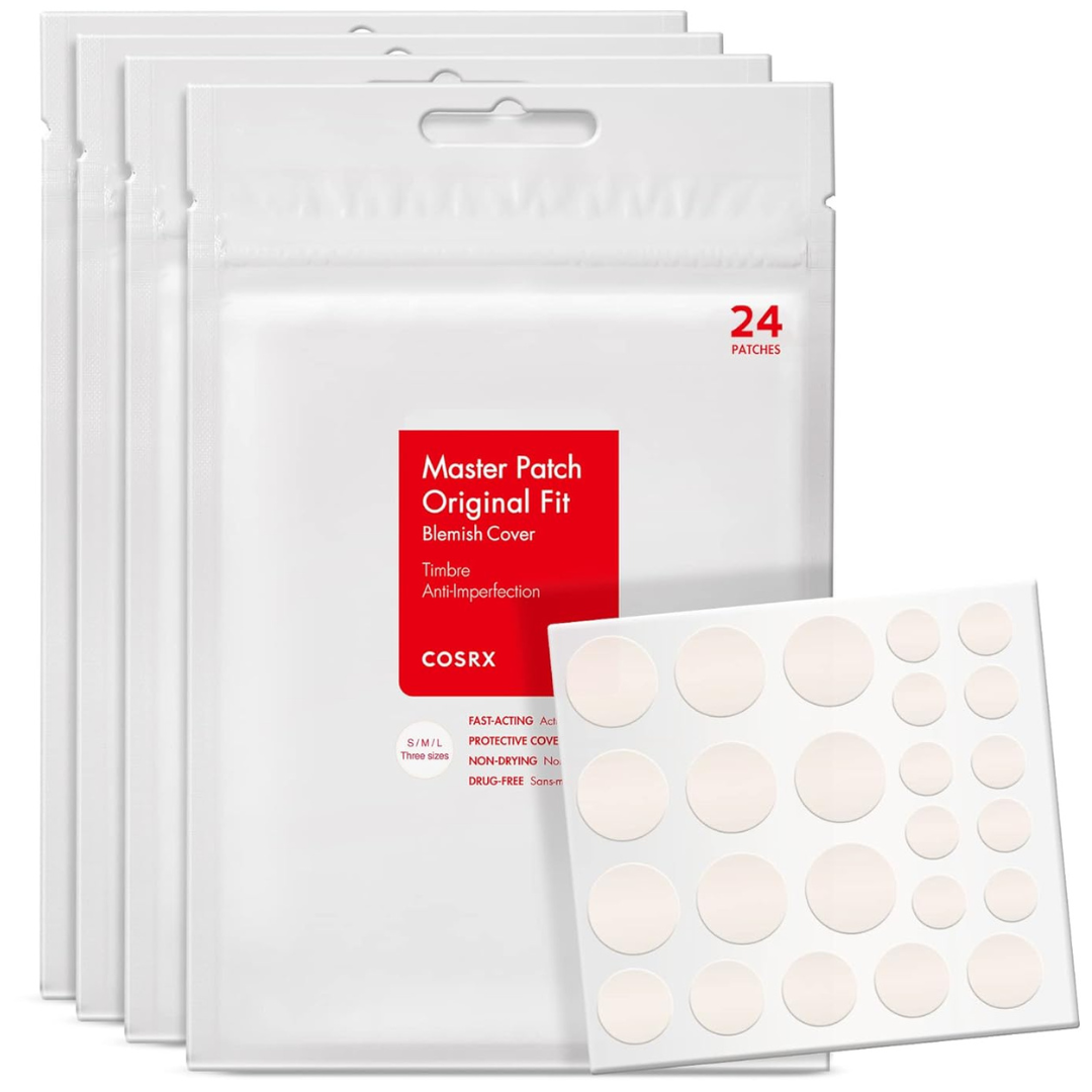 96-Count 3 Sizes Hydrocolloid Acne Pimple Patches
