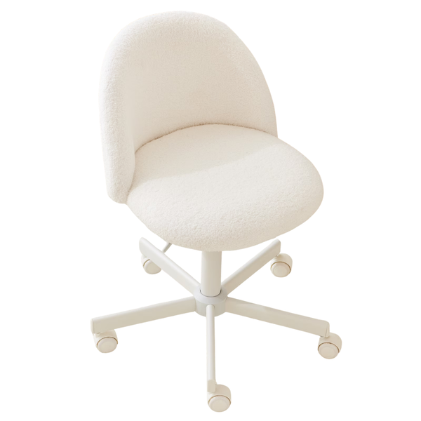 Ergonomic Backrest Mid Back Armless Desk Chair