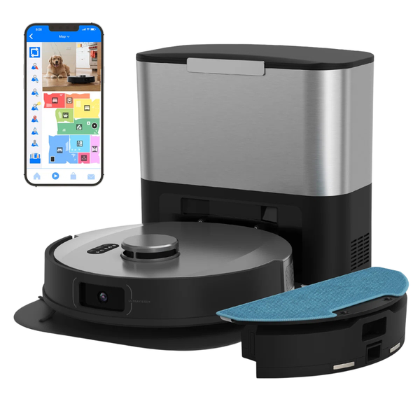 BObsweep UltraVision Self-Empty Robot Vacuum & Mop