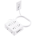 10FT Ultra Thin Surge Protector Power Strip