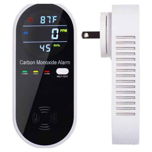 3-in-1 Carbon Monoxide Detector With Temperature & Humidity Display