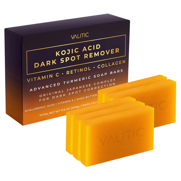 5-Pack Valitic Kojic Acid Dark Spot Remover Soap Bars