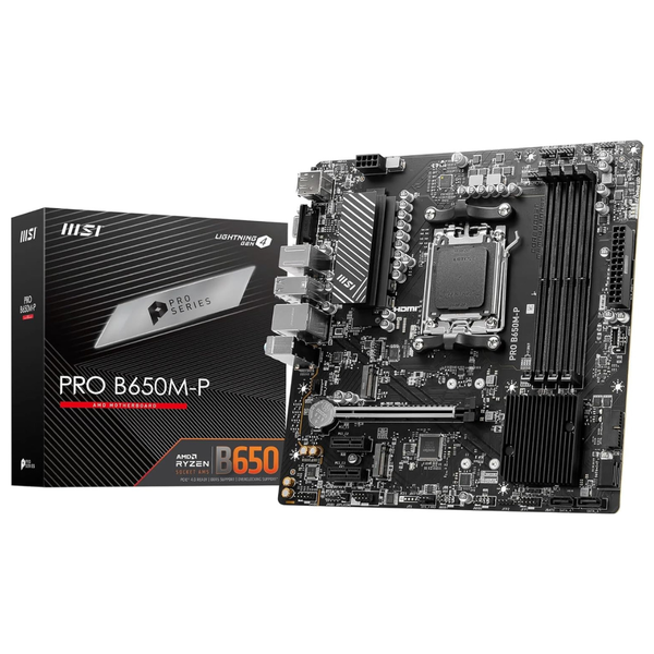 MSI PRO B650M-P V1 AMD Ryzen Micro-ATX Motherboard