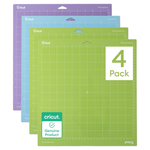 4-Count 12" X 12" Cricut Standard & StrongGrip Cutting Mat (Variety Pack)