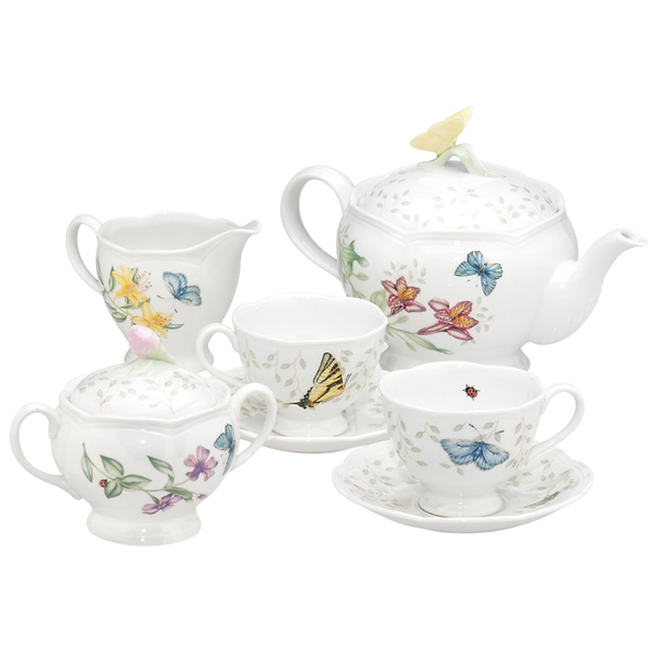 9-Piece Lenox Butterfly Meadow Tea Set