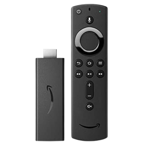 Fire TV Stick With Alexa Voice Remote (2020), HD Streaming Made Easy [New - Brown Box]