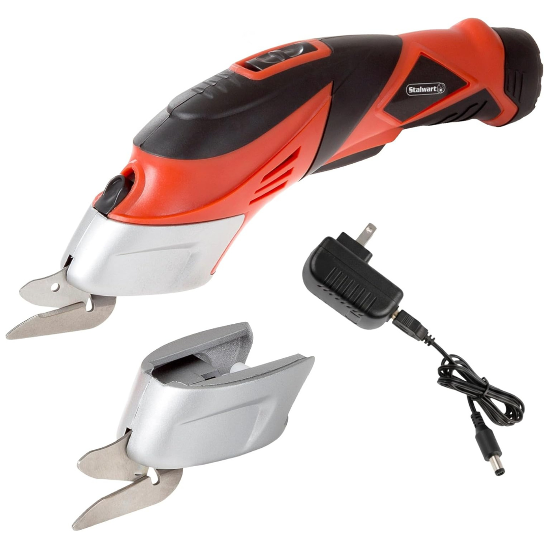 Stalwart 3.6V Lithium-Ion Rechargeable Cordless Electric Scissors