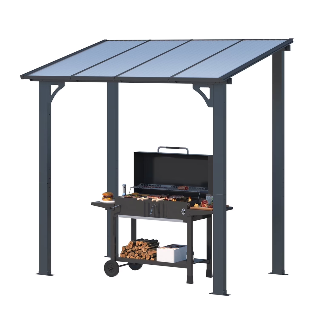 5' X 8' Aluminum Hardtop Patio Pergola