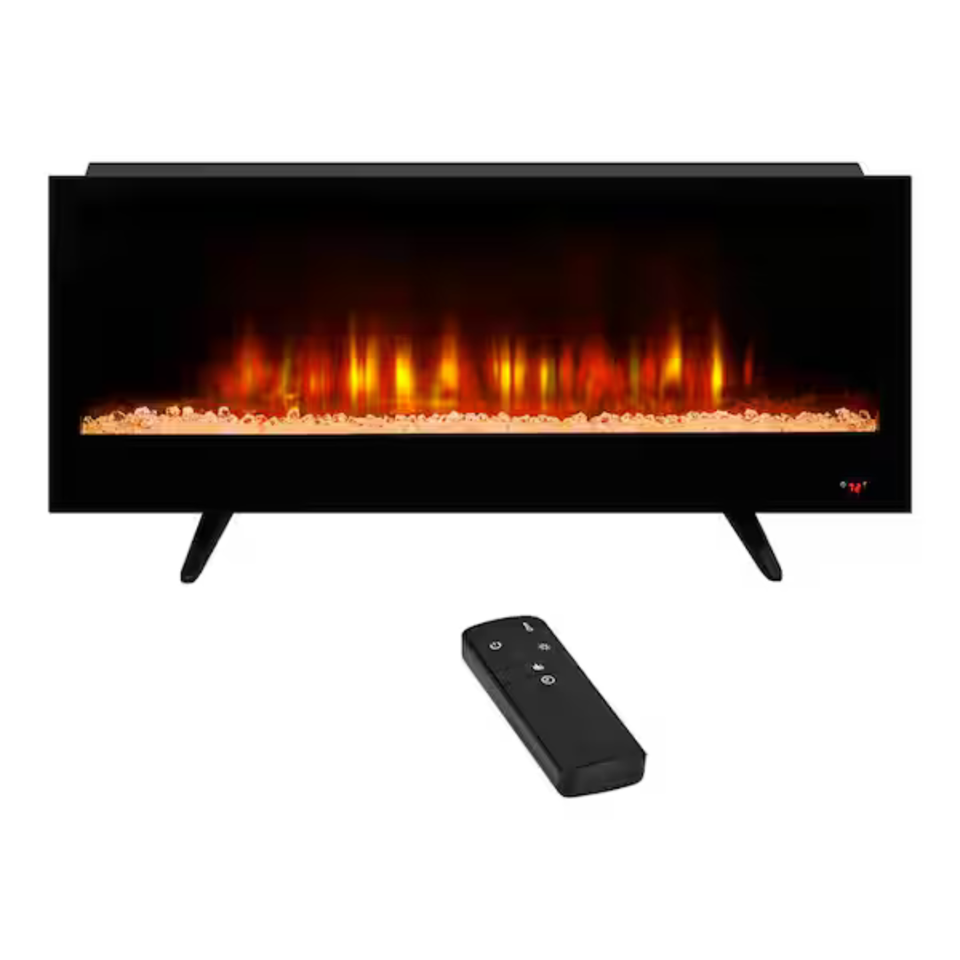 Home Decorators Collection 48" W View Wall Mount Electric Fireplace
