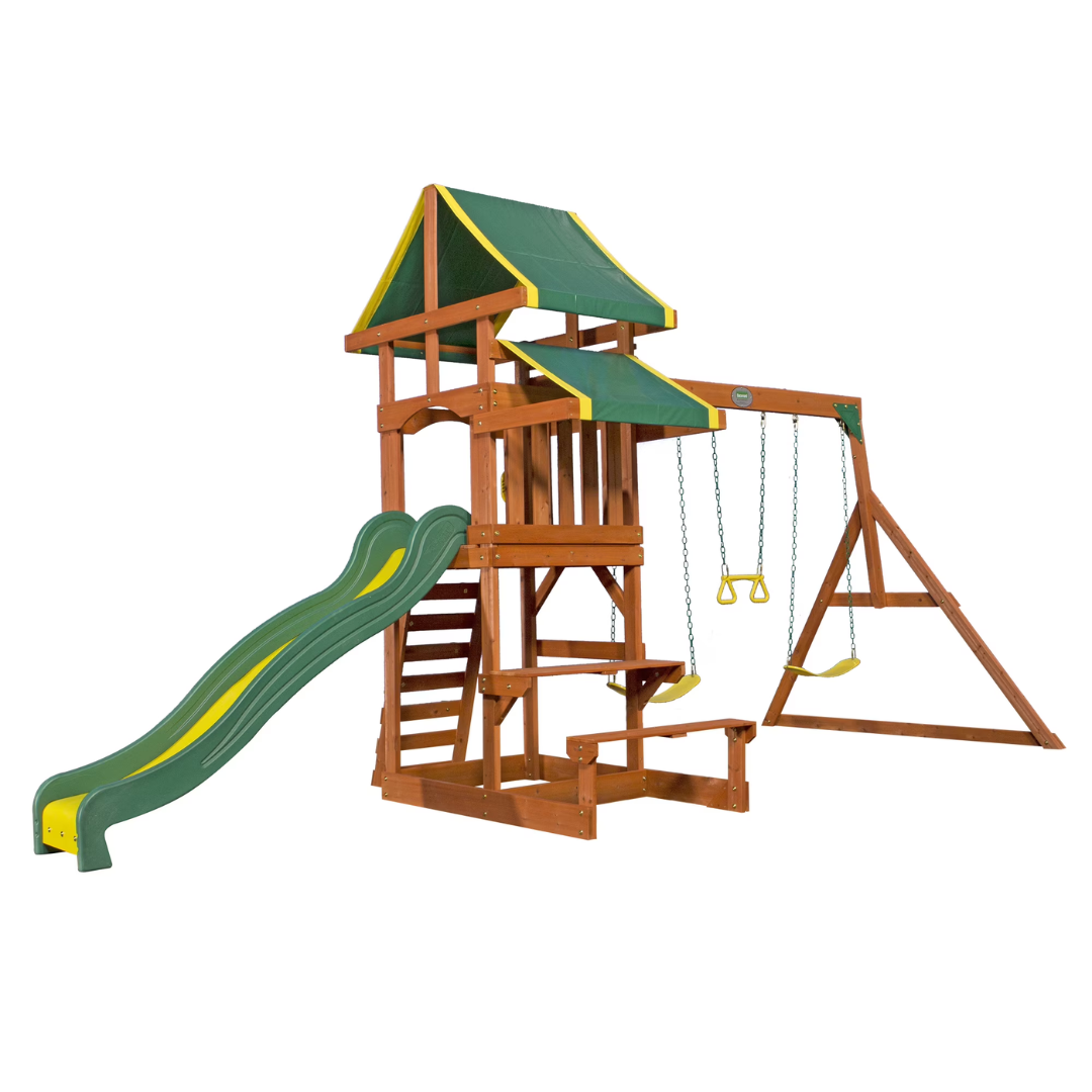 Backyard Discovery Tucson Cedar Wooden Swing Set