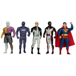 5-Pack McFarlane Toys Gold Label 4.5" DC Super Powers Action Figure Bundle