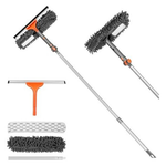 Chabatree Window Squeegee 2-In-1 Cleaning Set