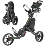 EASEGO Golf Push Cart 3 Wheel Foldable Golf Bag Cart (2 Colors)