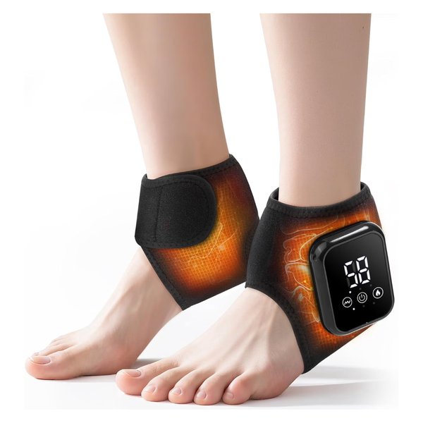 2-Piece DeMoce Cordless Ankle Massager With Heat