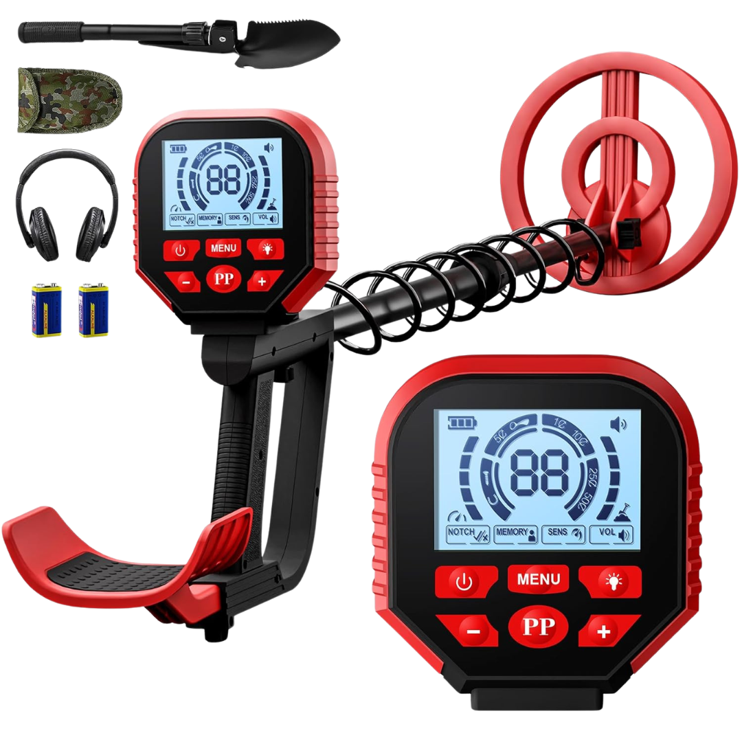 Professional Waterproof Metal Detector With LCD Display