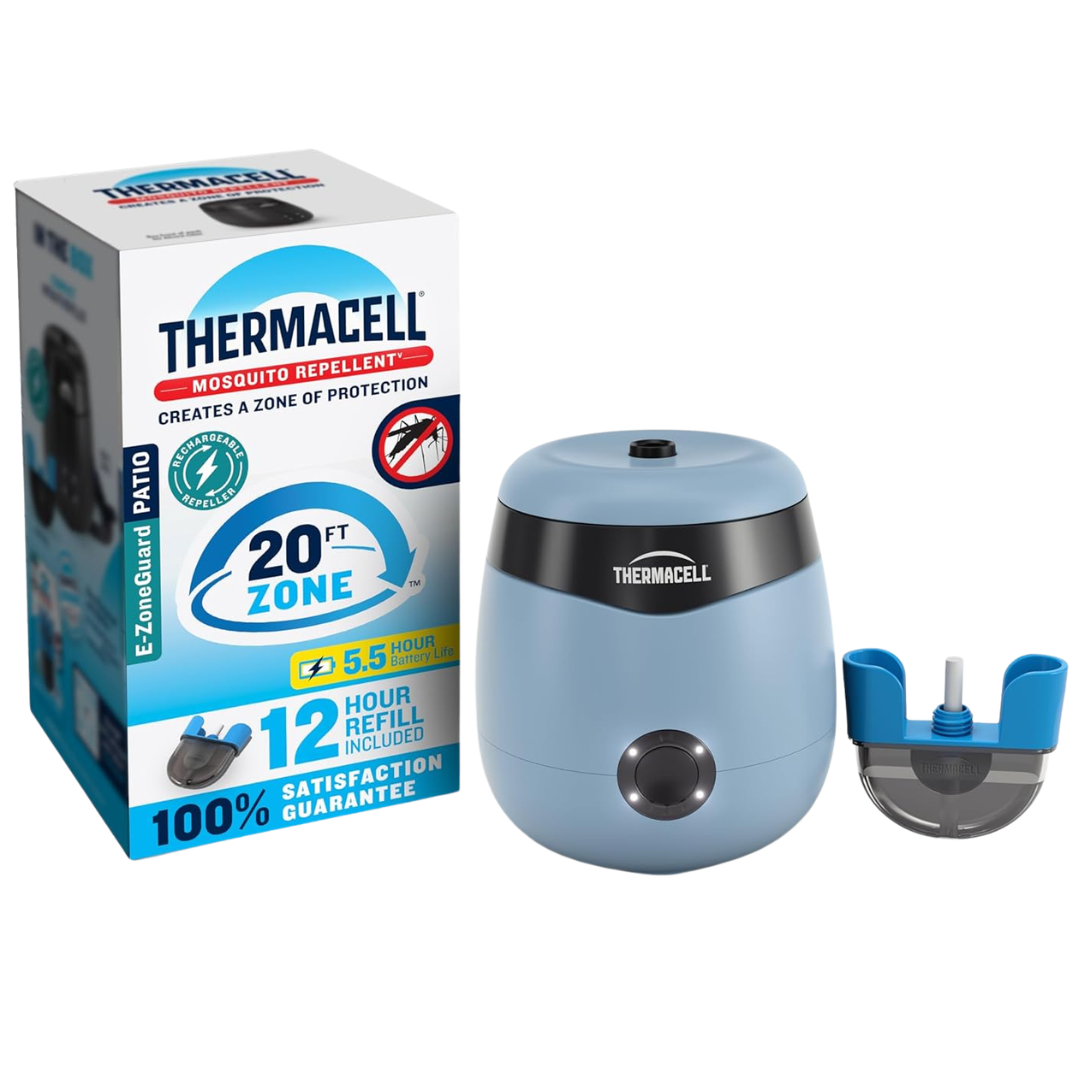 Thermacell E-Series Rechargeable Mosquito Repeller W/ 20-Ft Protection Zone