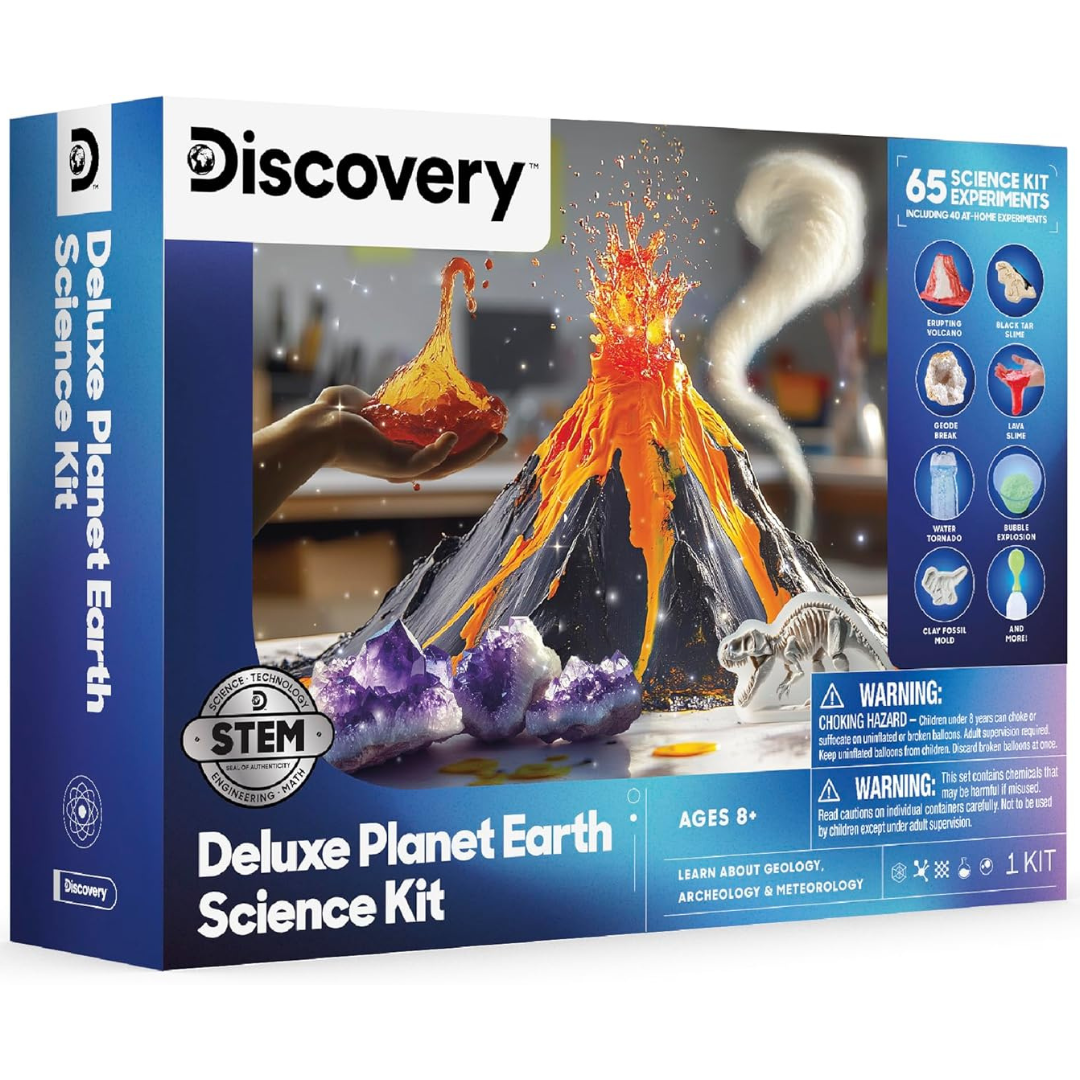 Discovery Planet Earth Science Kit With 65 Experiments