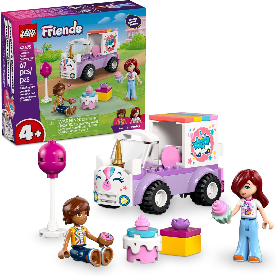 LEGO Friends Unicorn Cake Delivery Car Building Set (42675)