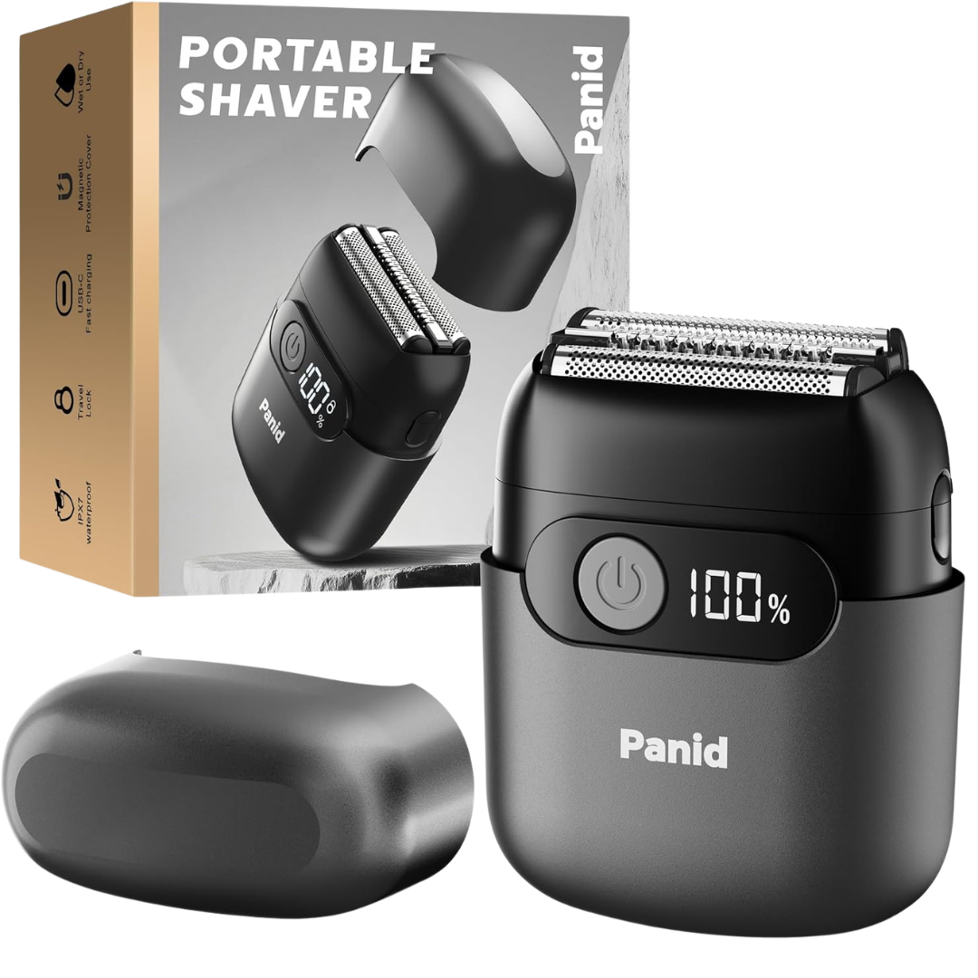 Upgraded Mini Electric Razor With 3 Floating Blades