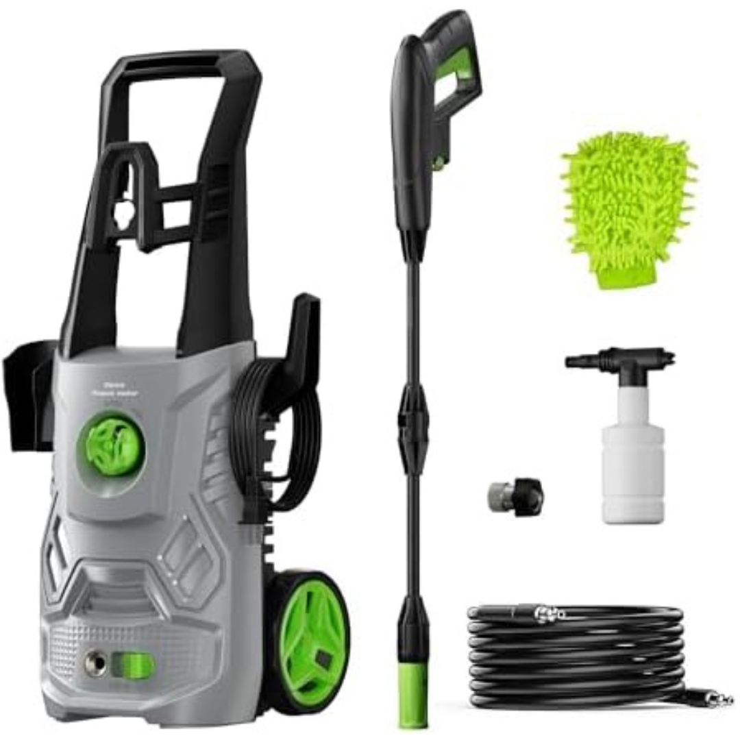Patoolio High Power Electric Pressure Washer With Foam Cannon Attachment