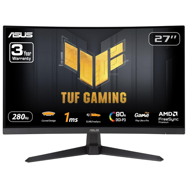 27" ASUS TUF Curved FHD 280Hz 1ms HDR VA Freesync Gaming Monitor