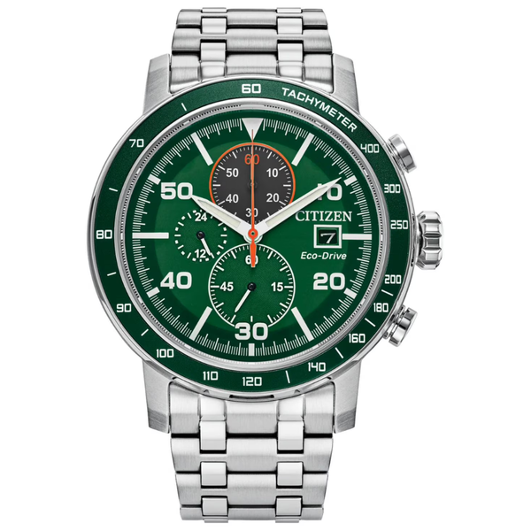 Citizen Men's Eco-Drive Brycen Chronograph Stainless Steel Watch