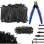 261-Pack Nylon Universal Cable Tie Buckles Kit
