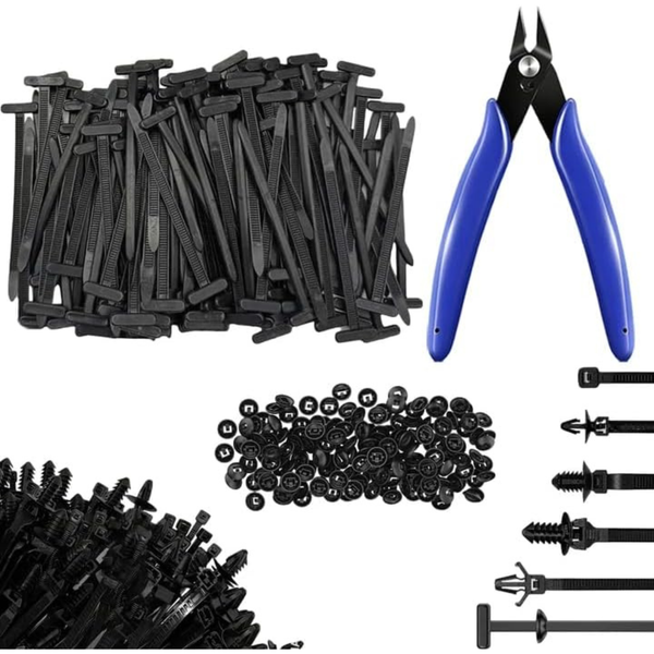 261-Pack Nylon Universal Cable Tie Buckles Kit