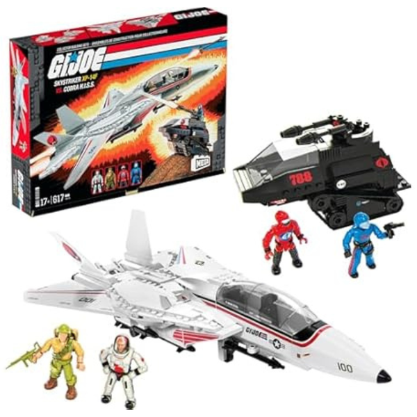 617-Piece MEGA G.I. Joe Action Figures Building Toy Set