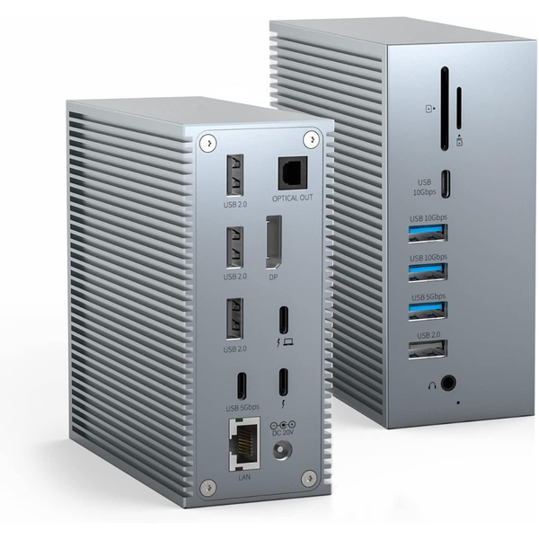 Tiergrade 18-in-1 Thunderbolt 3 USB C Docking Station