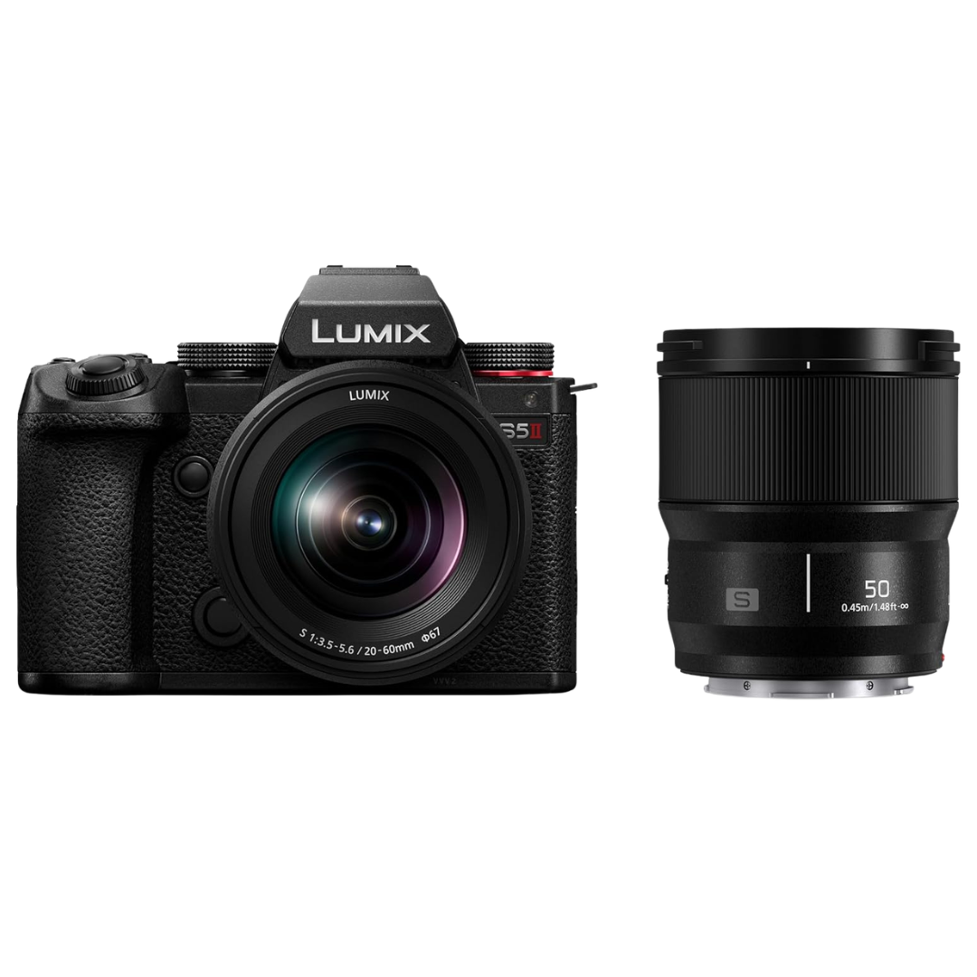 Panasonic Lumix S5II 24.2MP Mirrorless Camera With 20-60mm & 50mm Lenses