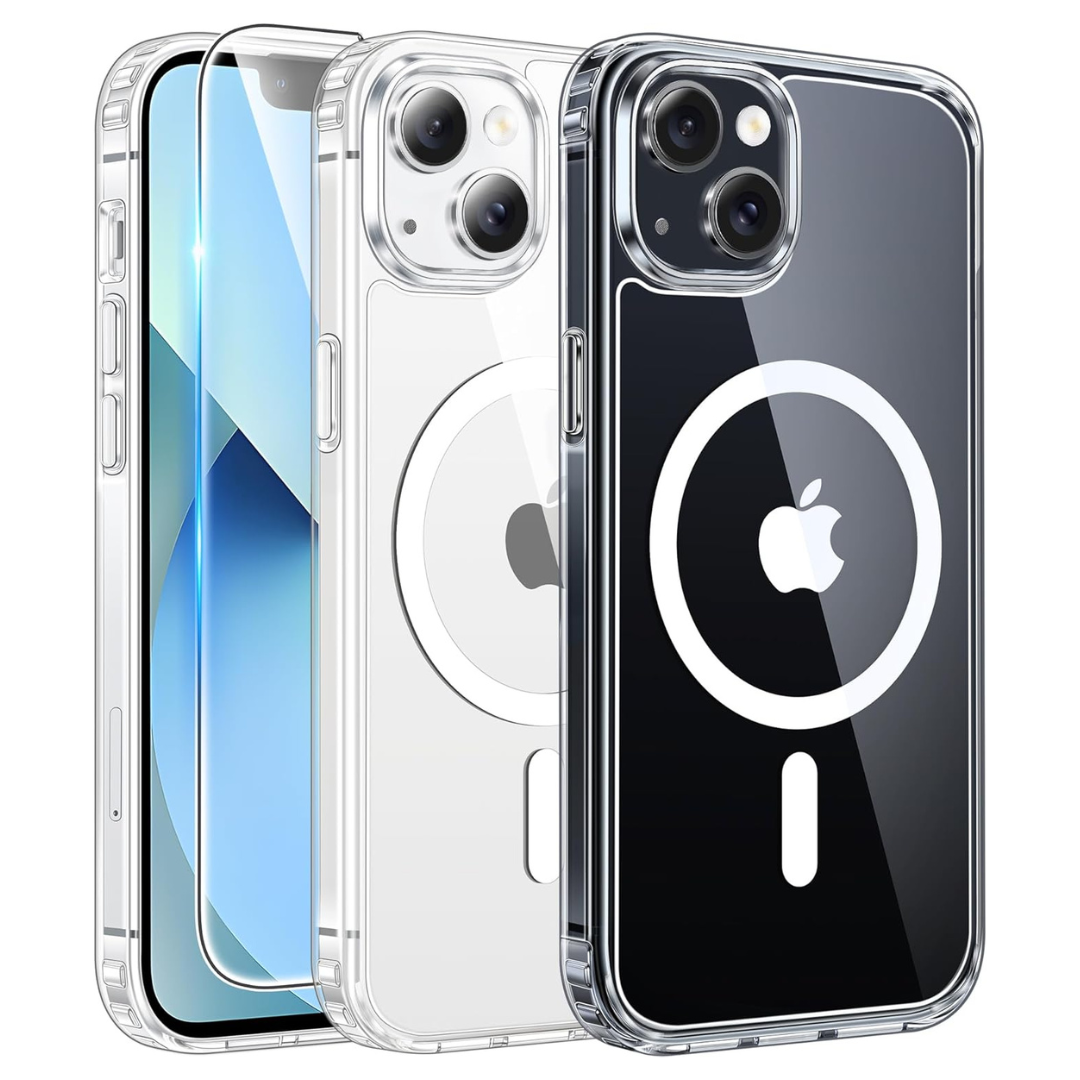 Clear Magnetic iphone Cases With Screen Protector
