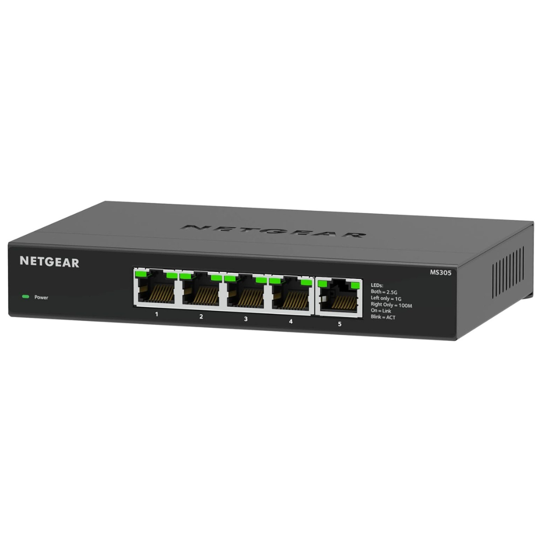 NETGEAR 5-Port 2.5GB Multi-Gigabit Unmanaged Ethernet Switch (MS305)