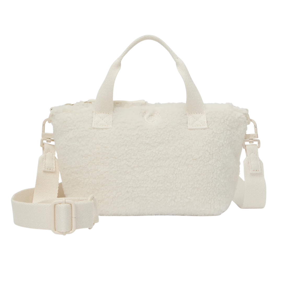 PINK Women's Plush Teddy Mini Tote Bag