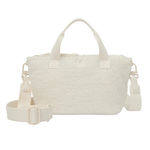 PINK Women's Plush Teddy Mini Tote Bag