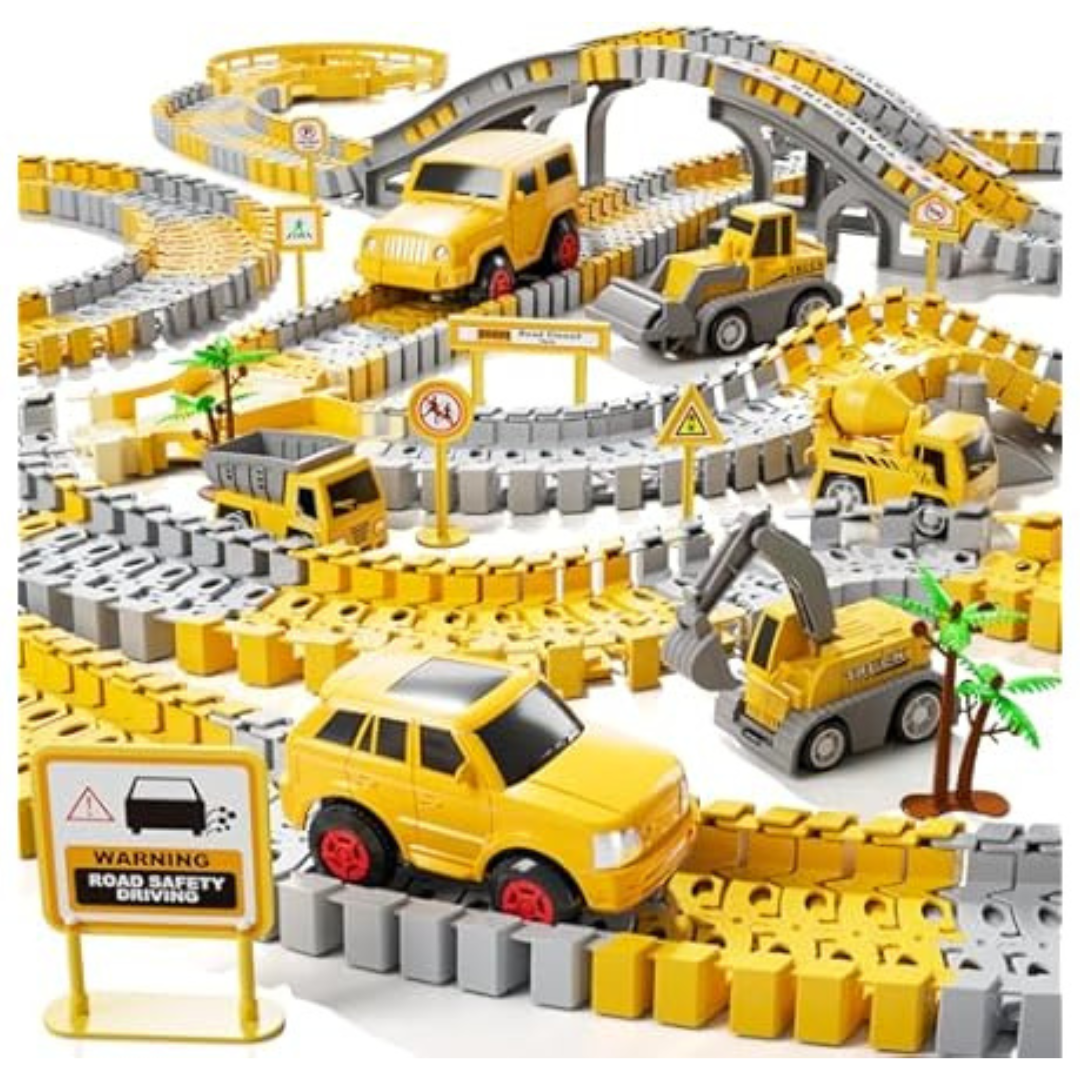 236-Piece IHaHa Construction Toy Engineering Trucks