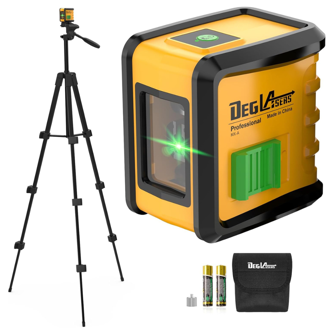100ft Deglasers Green Cross Self Leveling Line Laser
