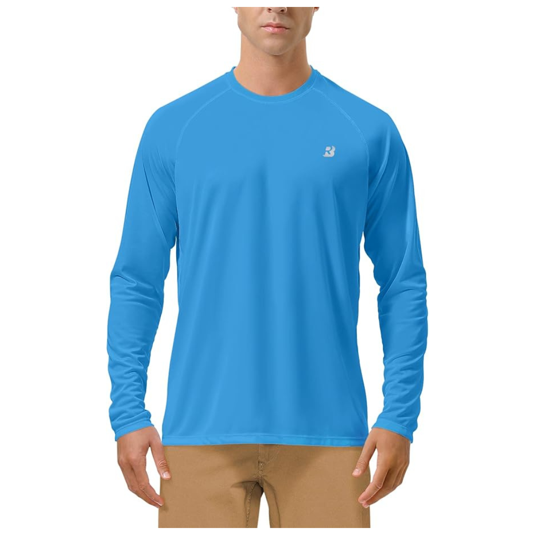 Roadbox Men's UPF 50+ UV Rash Guard Shirt
