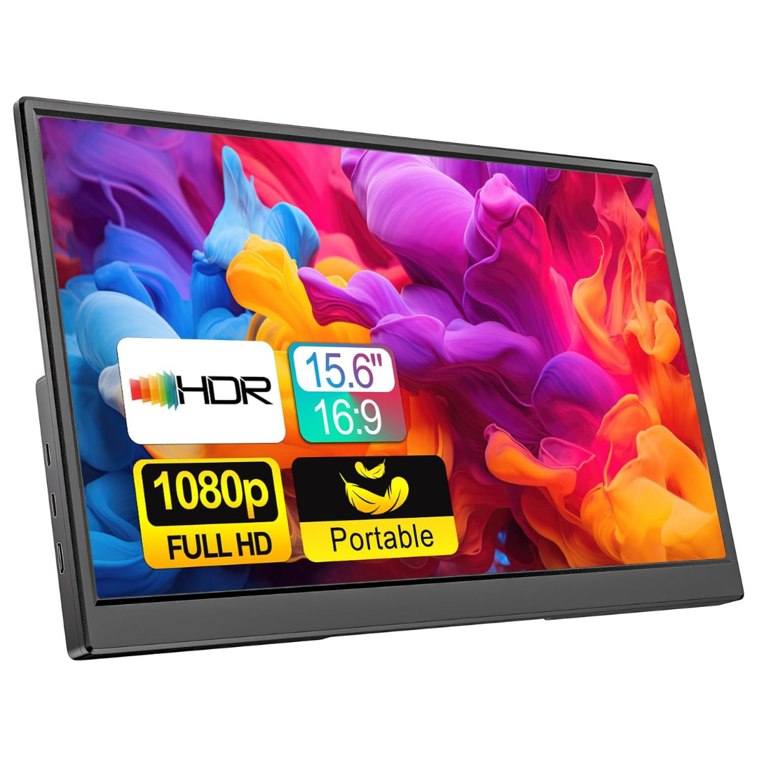 15.6" MSCMPOVA C156 Portable FHD 1ms Gaming Monitor